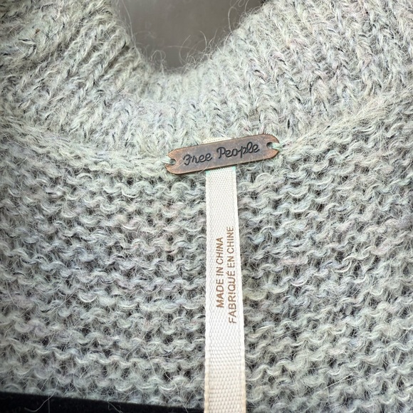 Free People Light Gray Women's Long Cardigan - Picture 4 of 7
